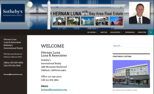 Hernan Luna Real Estate Site