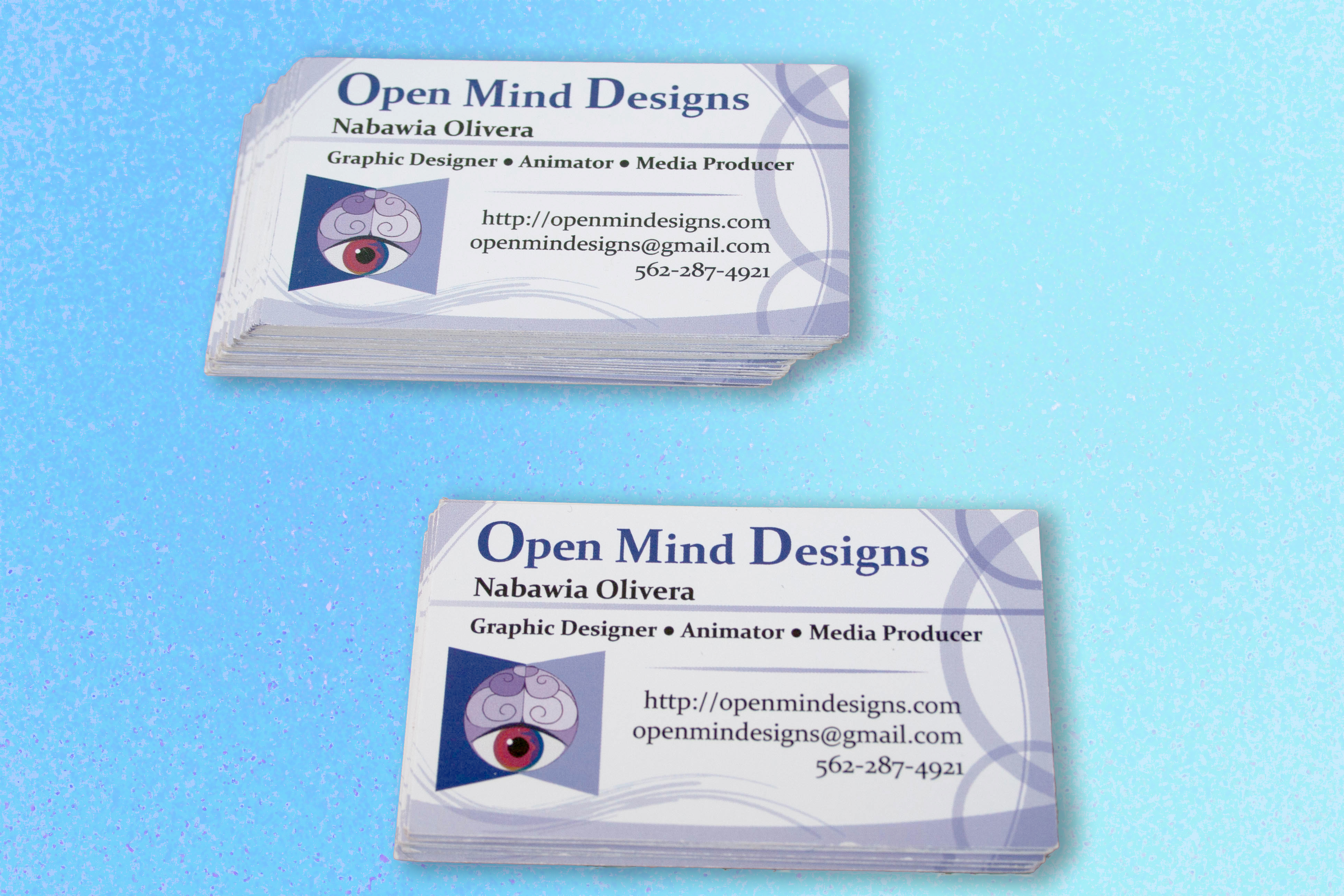 Open Mind Designs Business Card Design